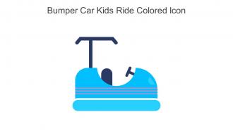 Bumper Car Kids Ride Colored Icon In Powerpoint Pptx Png And Editable Eps Format