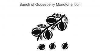 Bunch Of Gooseberry Monotone Icon In Powerpoint Pptx Png And Editable Eps Format