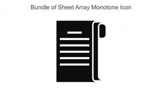 Bundle Of Sheet Array Monotone Icon In Powerpoint Pptx Png And Editable Eps Format