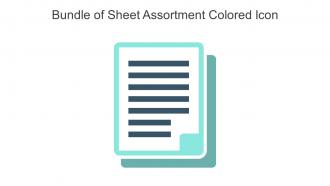 Bundle Of Sheet Assortment Colored Icon In Powerpoint Pptx Png And Editable Eps Format