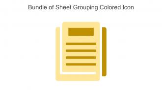 Bundle Of Sheet Grouping Colored Icon In Powerpoint Pptx Png And Editable Eps Format