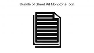 Bundle Of Sheet Kit Monotone Icon In Powerpoint Pptx Png And Editable Eps Format