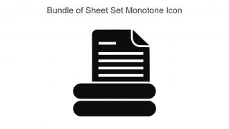 Bundle Of Sheet Set Monotone Icon In Powerpoint Pptx Png And Editable Eps Format