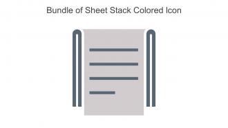 Bundle Of Sheet Stack Colored Icon In Powerpoint Pptx Png And Editable Eps Format