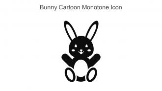 Bunny Cartoon Monotone Icon In Powerpoint Pptx Png And Editable Eps Format