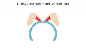 Bunny Ears Headband Colored Icon In Powerpoint Pptx Png And Editable Eps Format