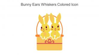 Bunny Ears Whiskers Colored Icon In Powerpoint Pptx Png And Editable Eps Format