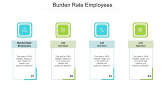 Burden Rate Employees In Powerpoint And Google Slides Cpb