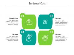 Burdened cost ppt powerpoint presentation gallery design inspiration cpb