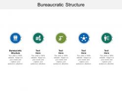 Bureaucratic structure ppt powerpoint presentation infographic template slide cpb