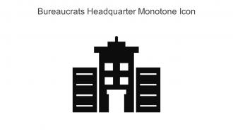 Bureaucrats Headquarter Monotone Icon In Powerpoint Pptx Png And Editable Eps Format