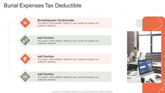 Burial Expenses Tax Deductible In Powerpoint And Google Slides Cpb