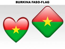 Burkina faso country powerpoint flags