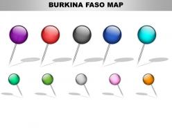 Burkina faso country powerpoint maps