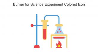 Burner For Science Experiment Colored Icon In Powerpoint Pptx Png And Editable Eps Format