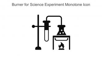 Burner For Science Experiment Monotone Icon In Powerpoint Pptx Png And Editable Eps Format