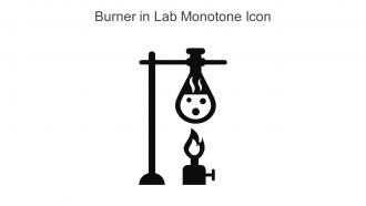 Burner In Lab Monotone Icon In Powerpoint Pptx Png And Editable Eps Format