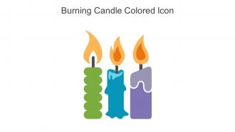 Burning Candle Colored Icon In Powerpoint Pptx Png And Editable Eps Format