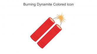 Burning Dynamite Colored Icon In Powerpoint Pptx Png And Editable Eps Format