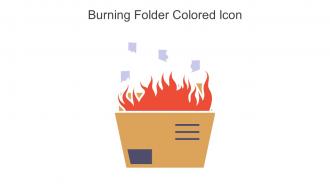 Burning Folder Colored Icon In Powerpoint Pptx Png And Editable Eps Format
