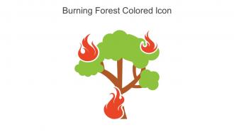 Burning Forest Colored Icon In Powerpoint Pptx Png And Editable Eps Format