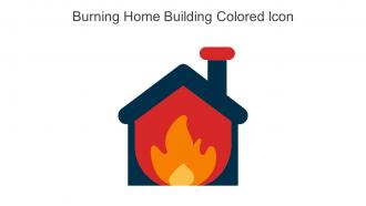Burning Home Building Colored Icon In Powerpoint Pptx Png And Editable Eps Format