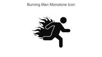 Burning Man Monotone Icon In Powerpoint Pptx Png And Editable Eps Format
