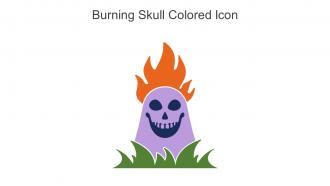Burning Skull Colored Icon In Powerpoint Pptx Png And Editable Eps Format