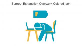 Burnout Exhaustion Overwork Colored Icon In Powerpoint Pptx Png And Editable Eps Format