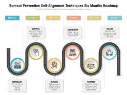 Burnout prevention self alignment techniques six months roadmap