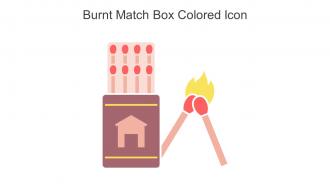 Burnt Match Box Colored Icon In Powerpoint Pptx Png And Editable Eps Format