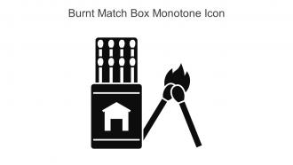 Burnt Match Box Monotone Icon In Powerpoint Pptx Png And Editable Eps Format