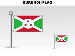 Burundi country powerpoint flags