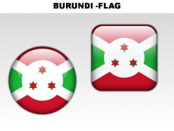 Burundi country powerpoint flags