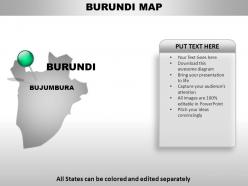 Burundi country powerpoint maps
