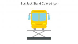 Bus Jack Stand Colored Icon In Powerpoint Pptx Png And Editable Eps Format
