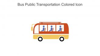 Bus Public Transportation Colored Icon In Powerpoint Pptx Png And Editable Eps Format