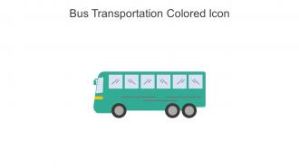 Bus Transportation Colored Icon In Powerpoint Pptx Png And Editable Eps Format
