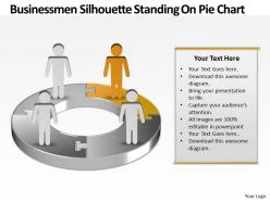 22054418 style division pie-donut 4 piece powerpoint template diagram graphic slide