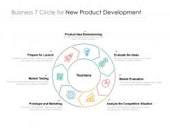 Business 7 circle for new product development