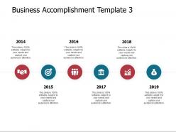 Business accomplishment template pillars ppt powerpoint slides