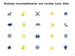 Business Accomplishments And Hurdles Powerpoint Presentation Slides