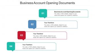 Business Account Opening Documents Ppt Powerpoint Presentation File Demonstration Cpb