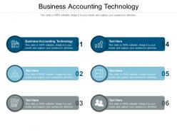 Business accounting technology ppt powerpoint presentation portfolio format cpb
