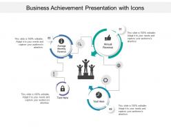 Business Achievement Presentation With Icons