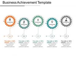 Business achievement template powerpoint guide