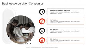 Business Acquisition Companies In Powerpoint And Google Slides Cpb