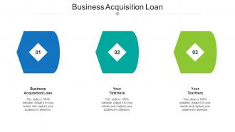 Business Acquisition Loan Ppt Powerpoint Presentation Layouts Layout Cpb