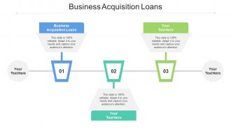 Business Acquisition Loans Ppt Powerpoint Presentation Outline Show Cpb