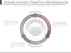 Business acquisition powerpoint slide backgrounds